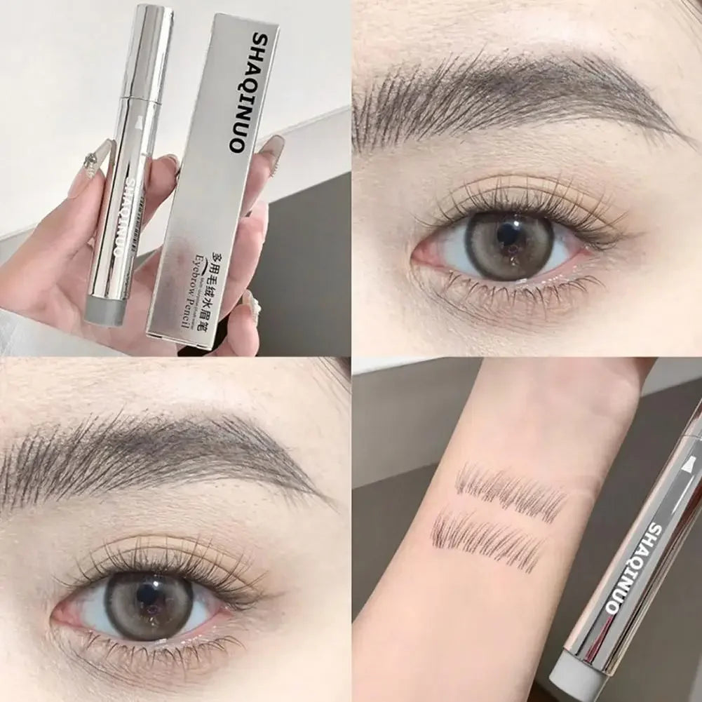 Liquid Microblading Eyebrow Pencils Waterproof Quick-Dry Multi-Tip Eyebrow Pen for Hair-Like Strokes, Long-Lasting Eyebrow Dye Peaceful Pleasures Health and Wellness 01