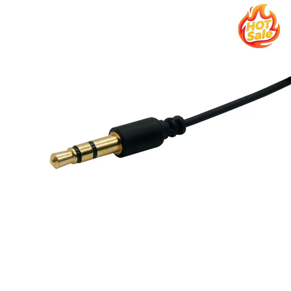Wired Single-Ear Earbud 3.5mm – Mono Walkie Talkie Headphone