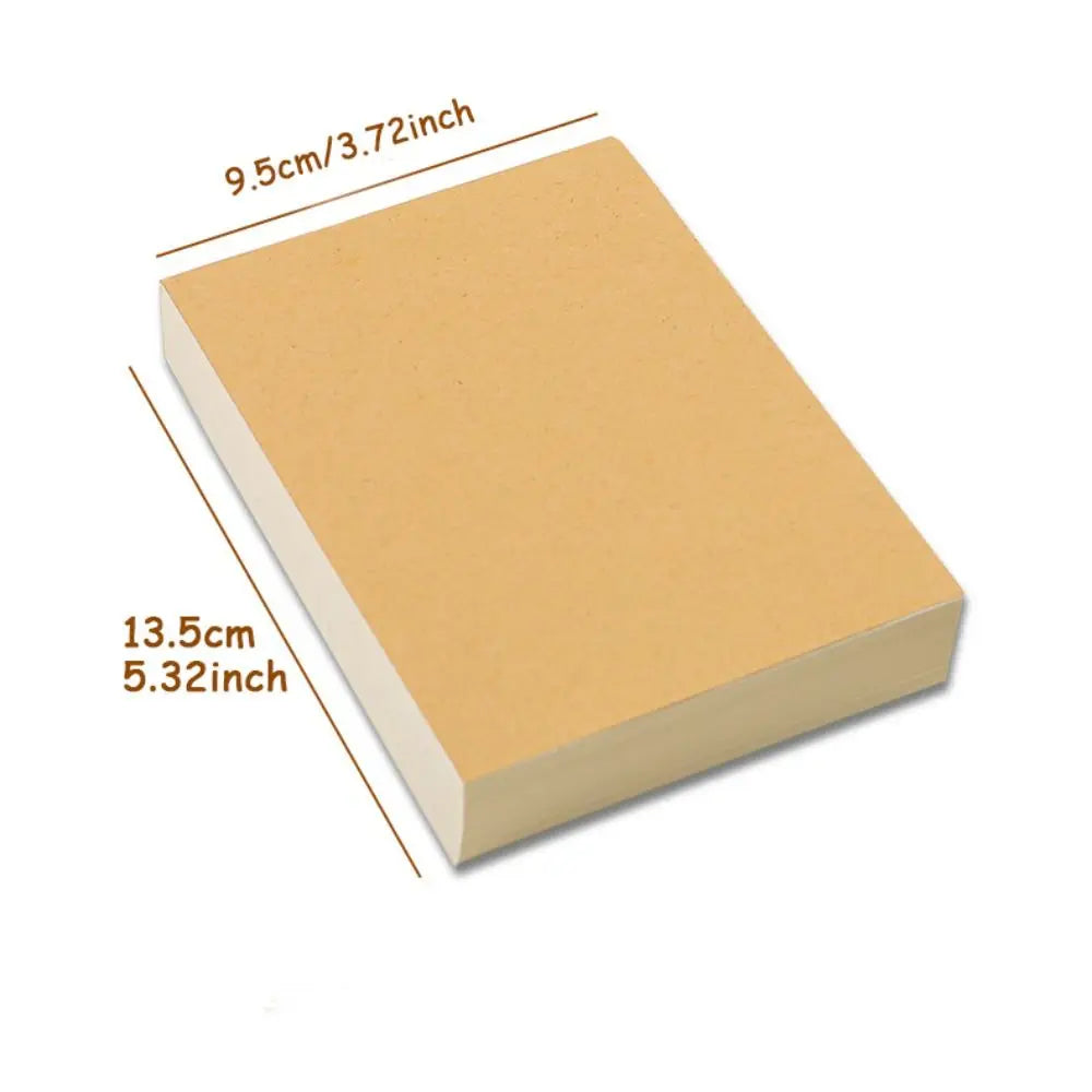 A6 Blank Tear-Off Notepad 252 Sheets | Draft & Writing Notebook