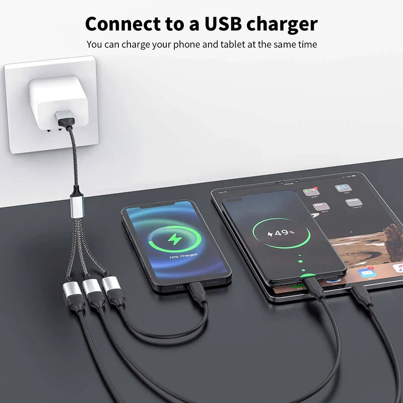 USB Hub Splitter 2/3/4 Port OTG Adapter – MacBook & PC