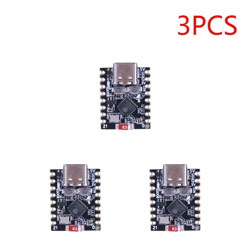 1-10PCS ESP32-C3 Development Board ESP32 C3 SuperMini WiFi Bluetooth-Compatible Board Development Board CORE Board for Arduino Peaceful Pleasures Health and Wellness Not Welded 3PCS