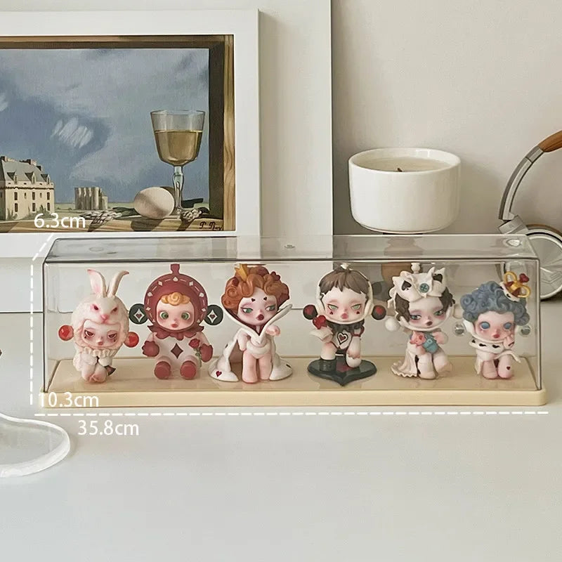 Acrylic Figure Display Case 35cm – Dustproof Collectible Showcase