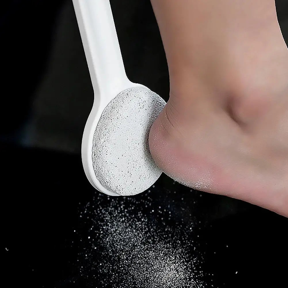 Long Handle Foot Scrubber Brush with Pumice Stone | Foot Care