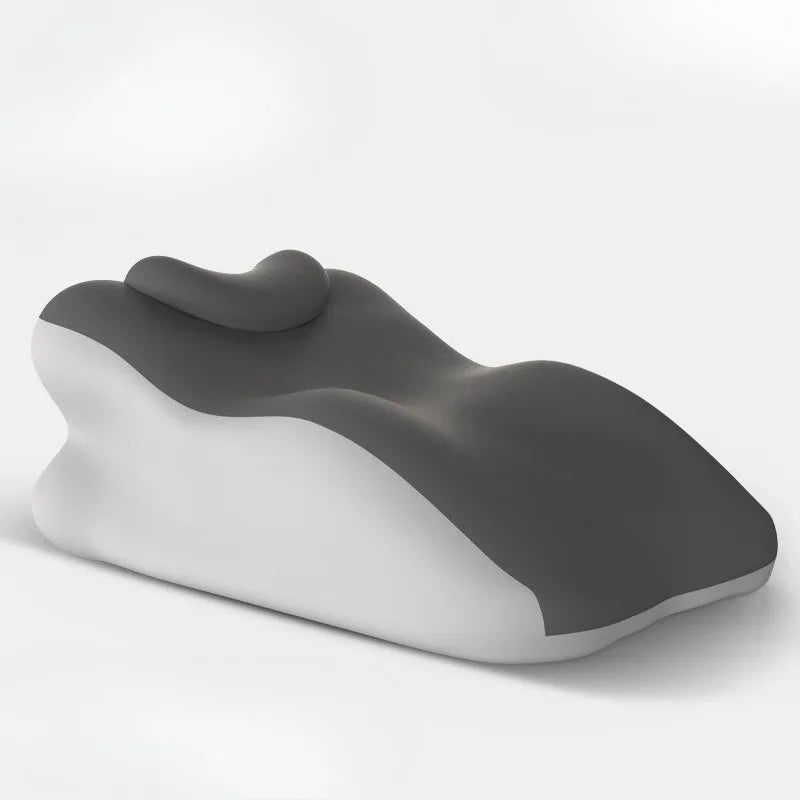 Large Bed Multifunctional Ergonomic Wedge Pillow with New Prone Position for Reading Unique Curved Design with Washable Cover Peaceful Pleasures Health and Wellness With pillow B