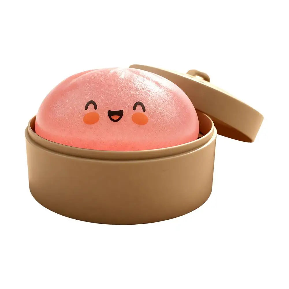 Squishy Dumpling Sensory Toy | Colorful Glitter Squeeze Toy