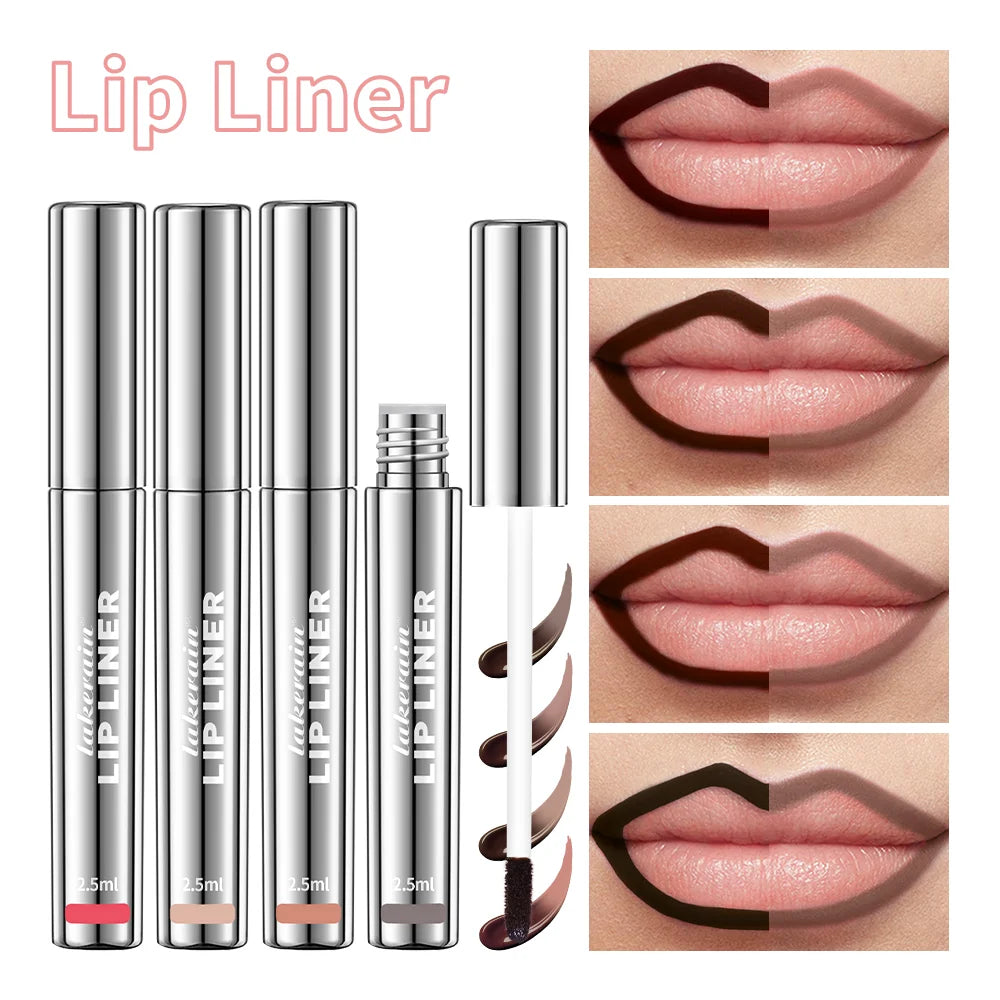 Waterproof Lip Liner Peel Off Tattoo Lipgloss Waterproof Long Lasting Matte Lip Tint Brown Contour Tear-off Lips Stain Cosmetic Peaceful Pleasures Health and Wellness