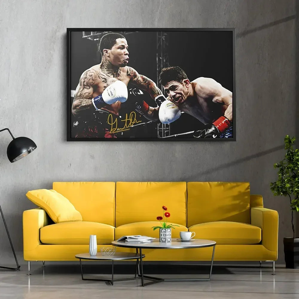 Boxing Canvas Wall Art – McGregor, Pettis & Benavidez Print Canvas Wall Art Peaceful Pleasures Health and Wellness 10 20x30cm Unframed