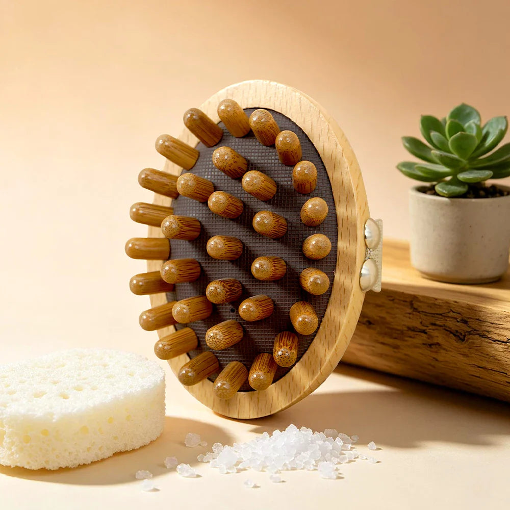 Wooden Gua Sha Massage Comb – Full Body Meridian Massager