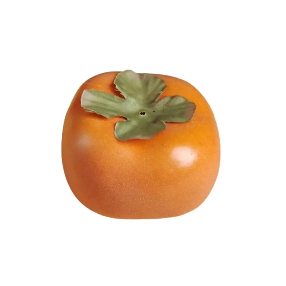 Artificial Foam Persimmon Fake Fruit Home Decor Prop