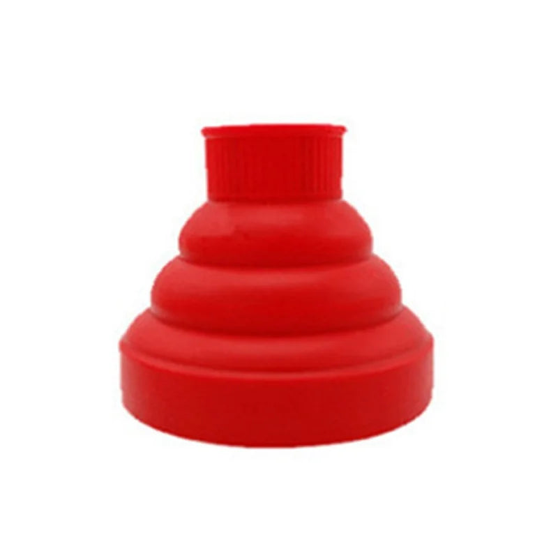 Profession Blow Dryer Diffuser Attachment for Natural Thick Hair Collapsible Hair Blower Diffuser Styling Hairdressing Tool Peaceful Pleasures Health and Wellness Red