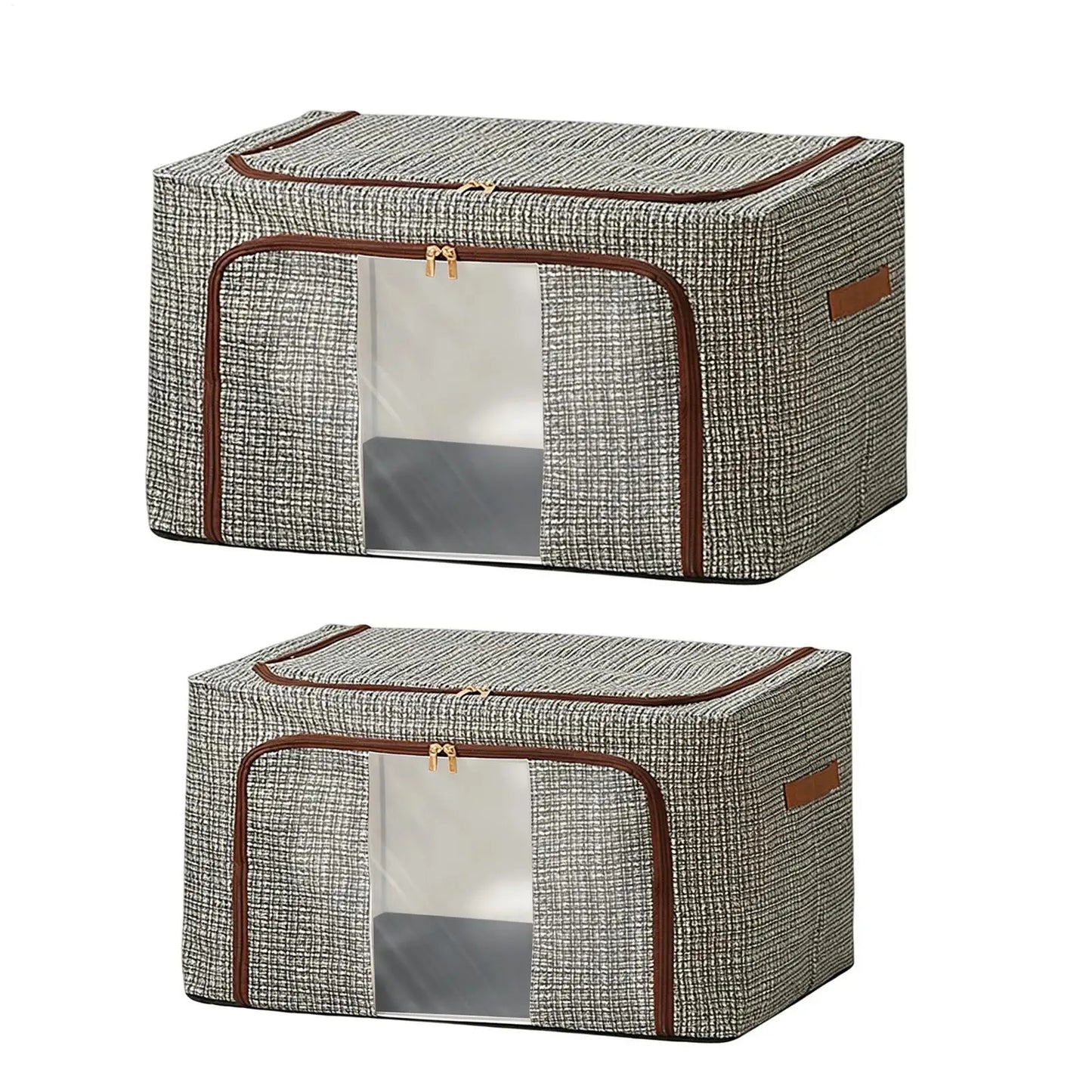 Foldable Clothes Storage Bags 24L/66L – Closet & Blanket Organizer