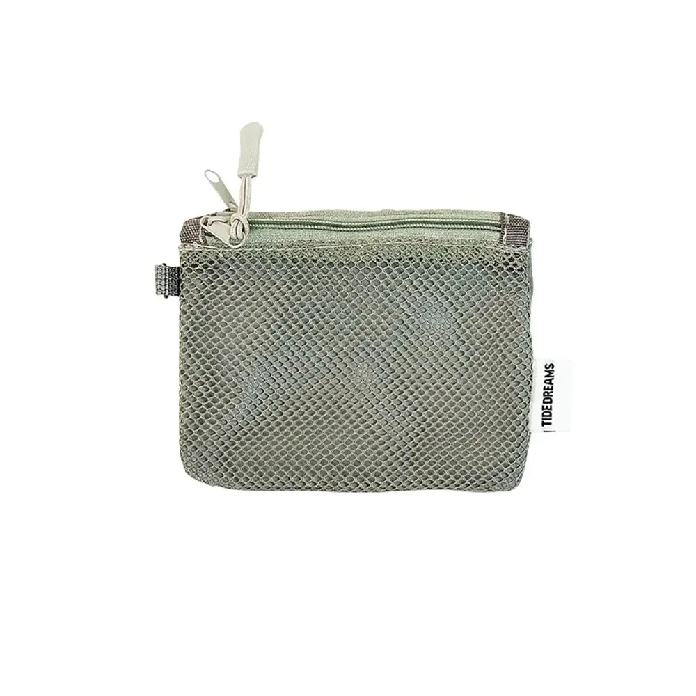 Mesh Cosmetic Bag Portable Storage Pouch Zipper Lightweight Sundries