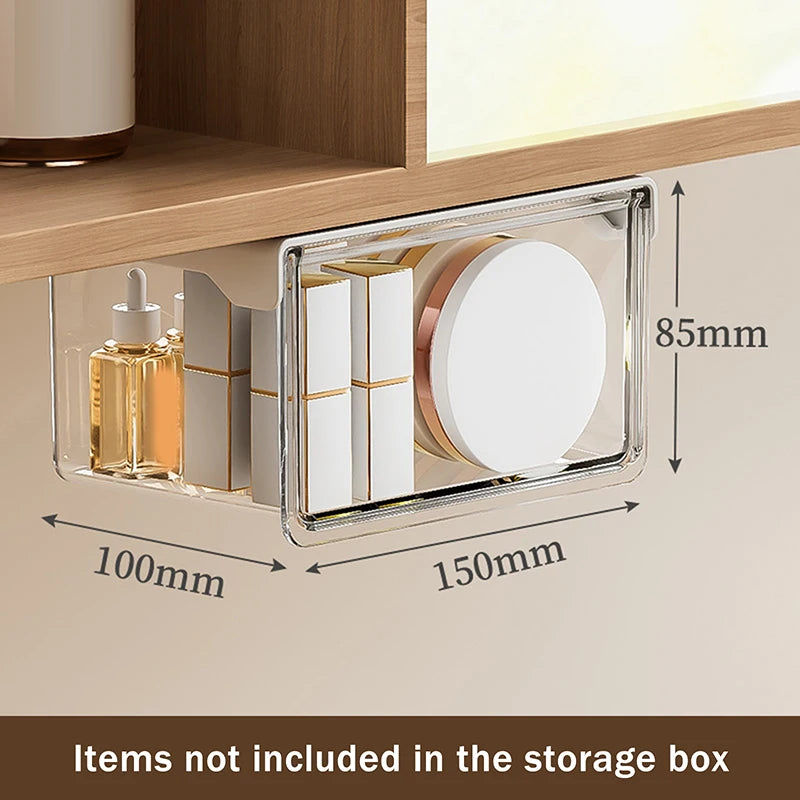 Clear Cosmetic Storage Box – Makeup & Bathroom Organizer