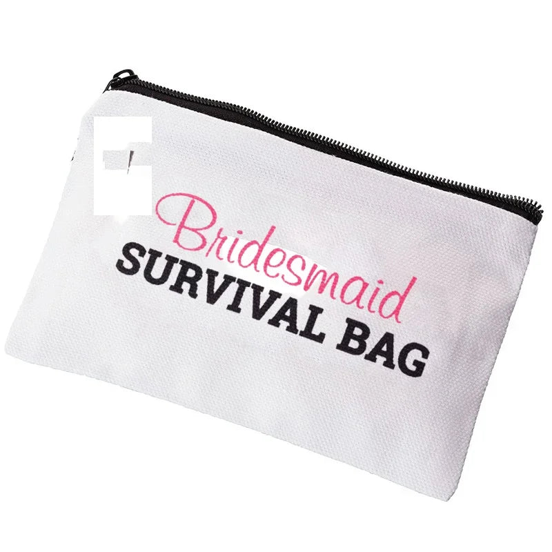 Bridal Emergency Survival Kit Bag | Bachelorette & Wedding Gift Bridal Gift Bag Peaceful Pleasures Health and Wellness Bridesmaid