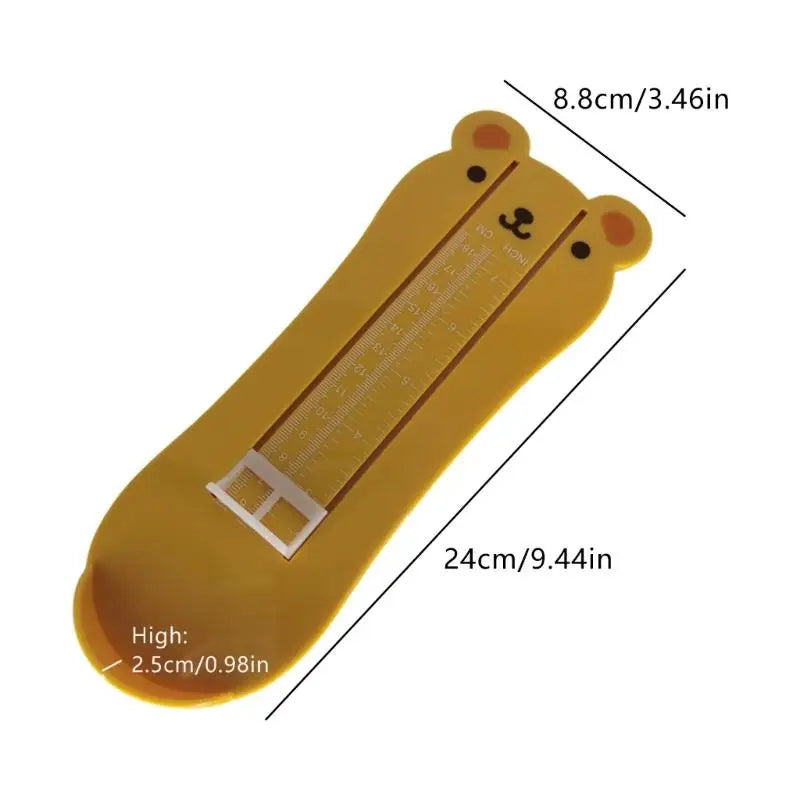 Bear Baby Foot Measurer | Kids Shoe Size Tool for Toddlers