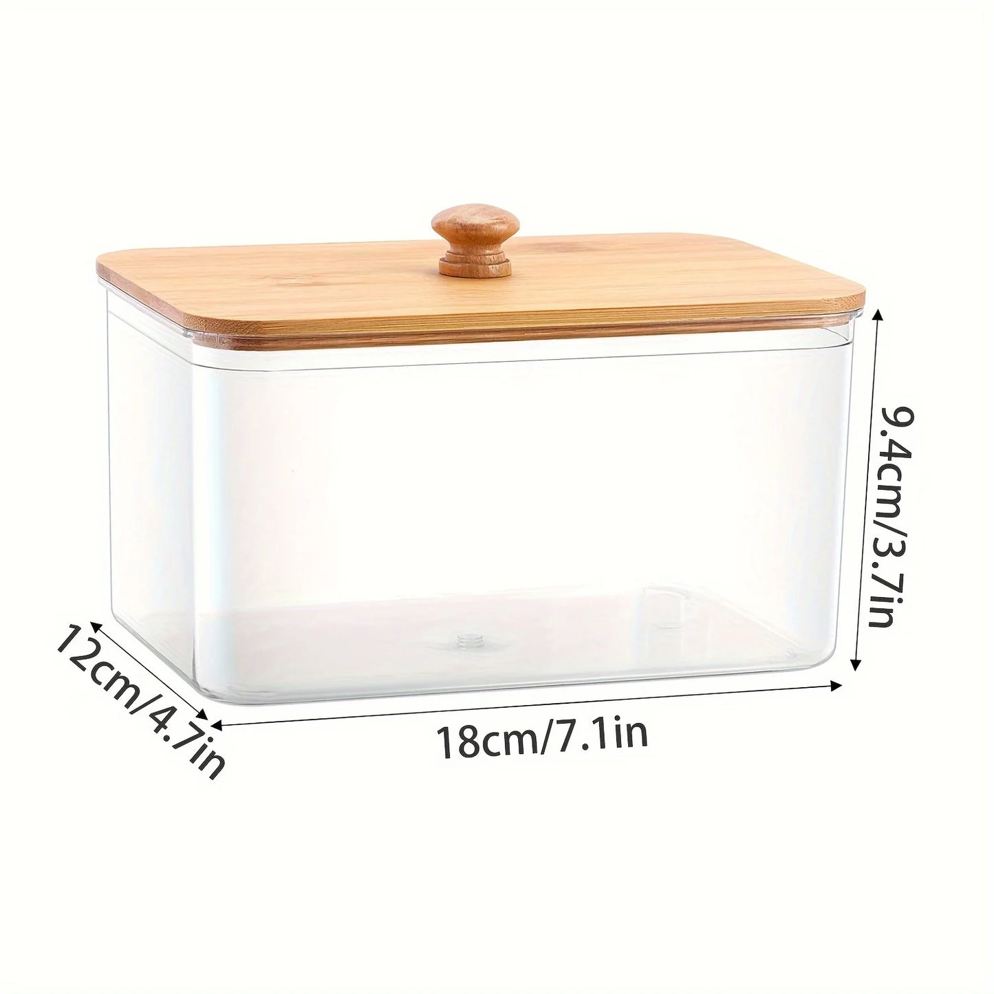 Acrylic Dryer Sheet Holder & Laundry Room Organizer Jar with Lid
