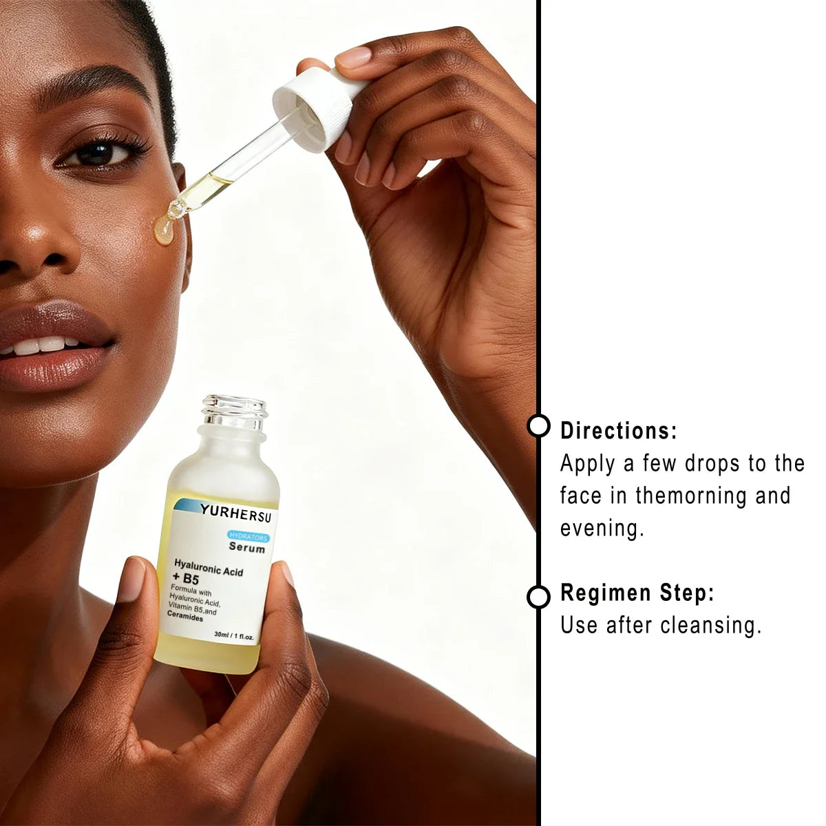 Hyaluronic Acid 2% + B5 Face Serum – Deep Hydration 30ml