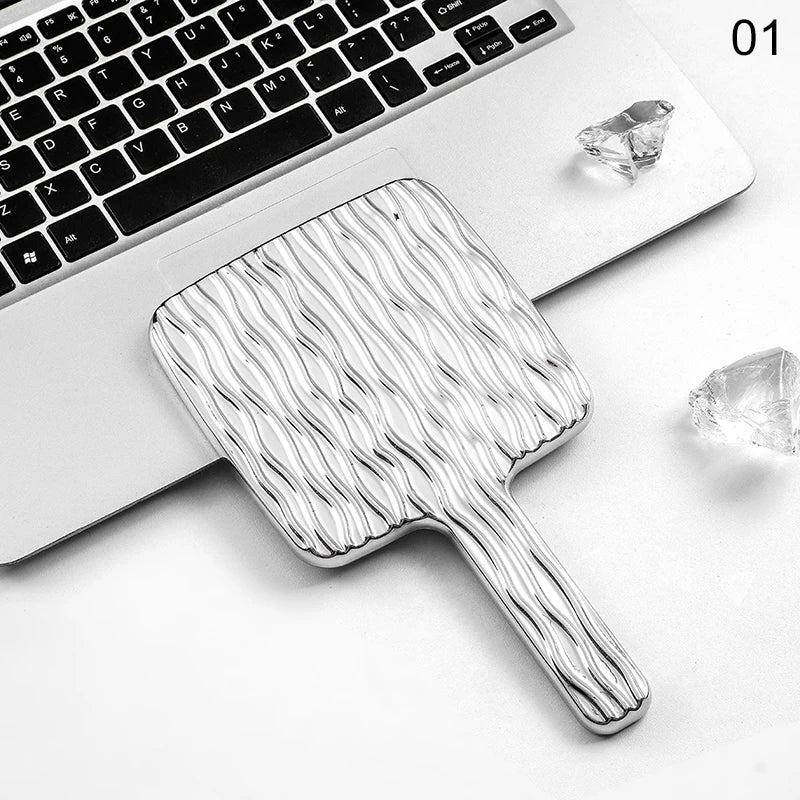 Mini Square Handheld Makeup Mirror | Portable Travel Cosmetic Mirror