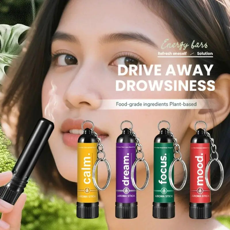 1Pcs Nasal Stick Boosts Focus Enhances Breathing Provides Fresh Sensation Aromatherapy Inhaler Prevent Drowsy Driving Peaceful Pleasures Health and Wellness