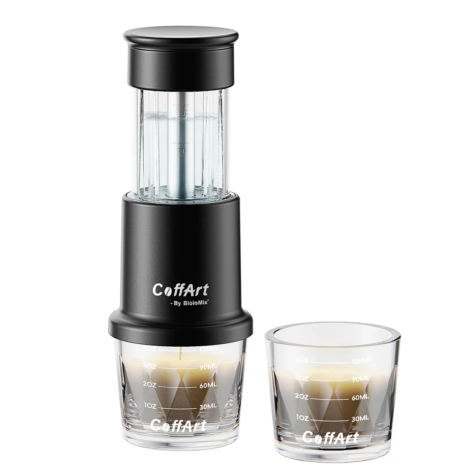 BioloMix 2 In 1 Manual Espresso Coffee Machine Coffee Machines Peaceful Pleasures Health and Wellness stand UNITED KINGDOM