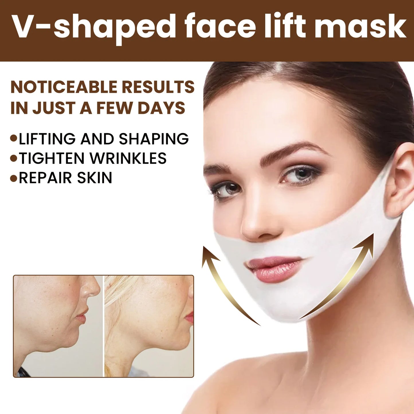 EELHOE Face Lifting Mask for Tightening Skin Peaceful Pleasures Health and Wellness