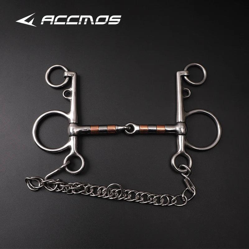 Equestrian Horse Mouth Bit Snaffle Gag Bite Training Riding Harness