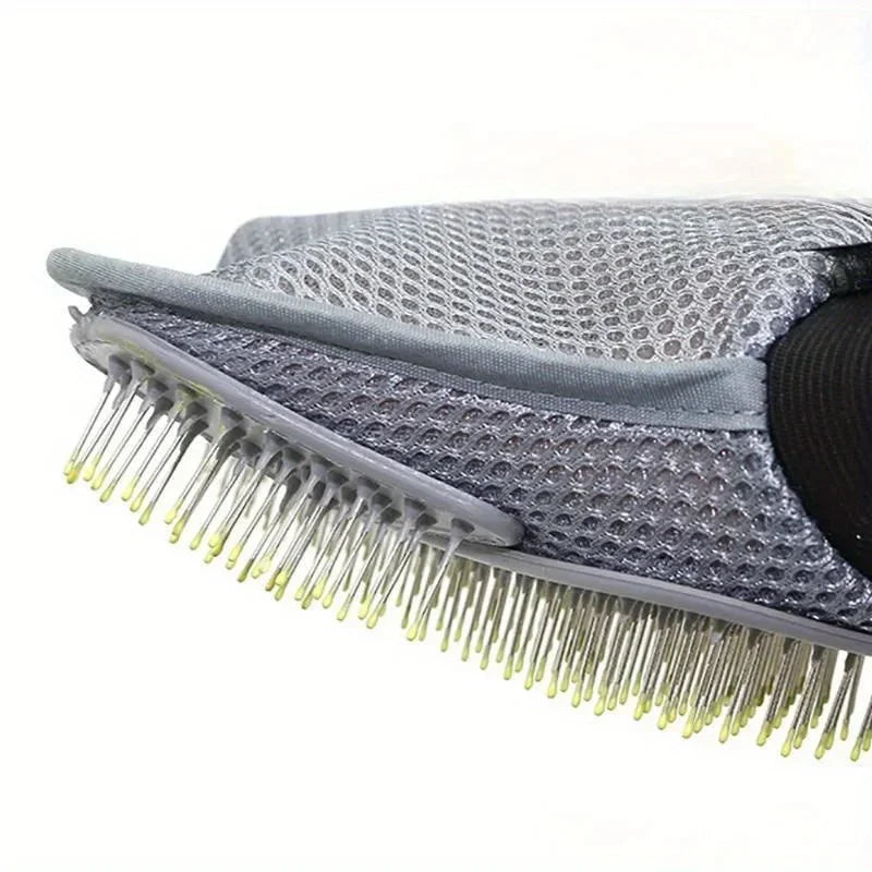 Pet Deshedding Grooming Glove – Dog & Cat Hair Removal Mitt