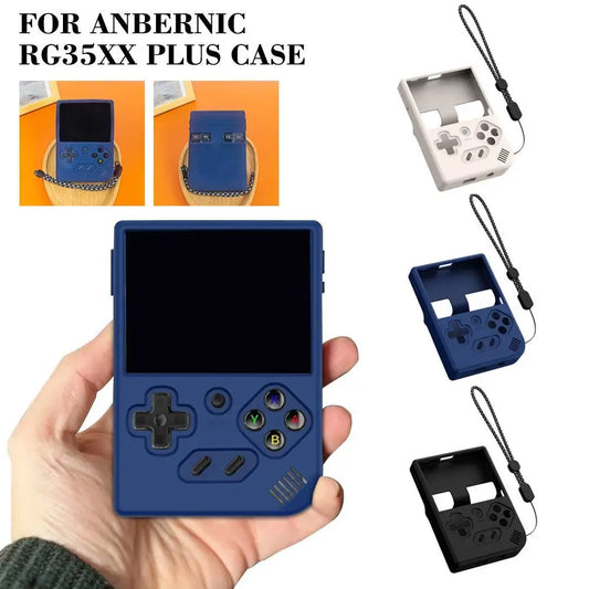 ANBERNIC RG35XX Plus Silicone Case – Drop-Proof & Grip Cover Game Console Case Oasis Select