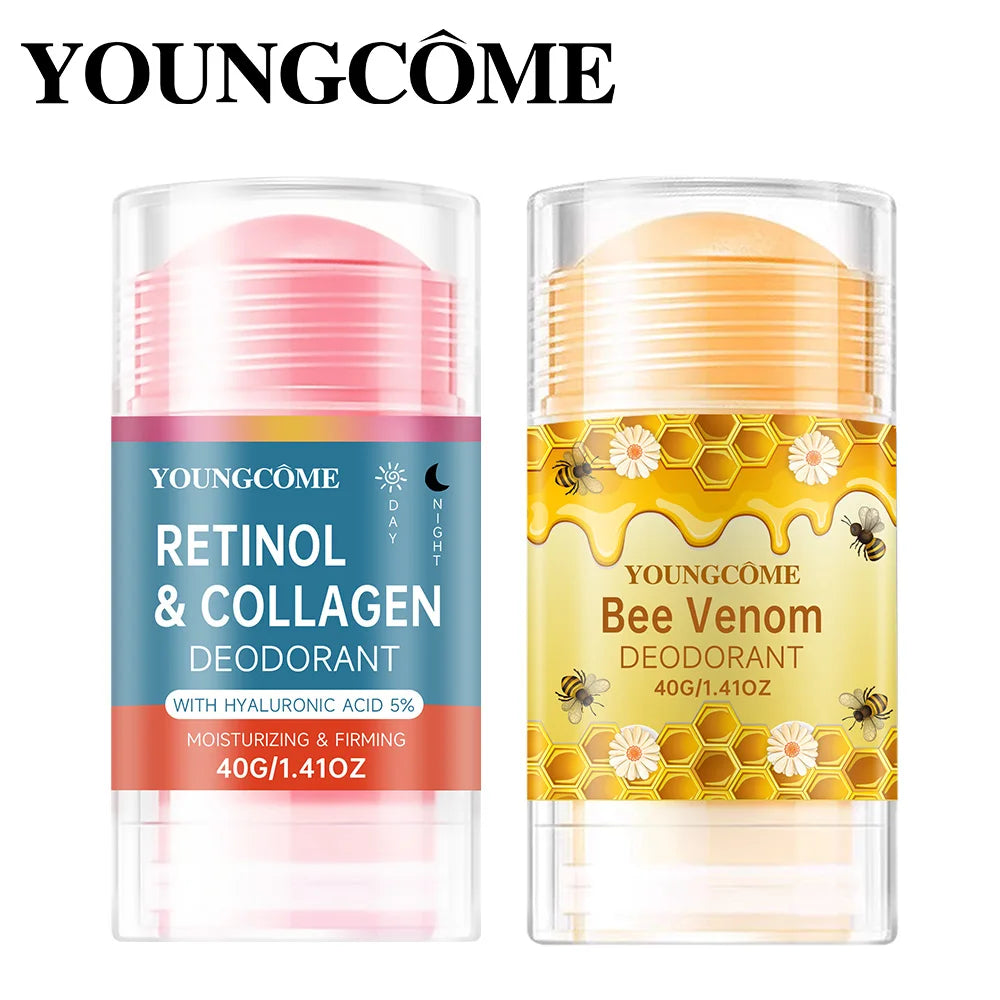 YOUNGCOME Retinol Collagen & Bee Venom Deodorant Stick Deodorant Stick Peaceful Pleasures Health and Wellness