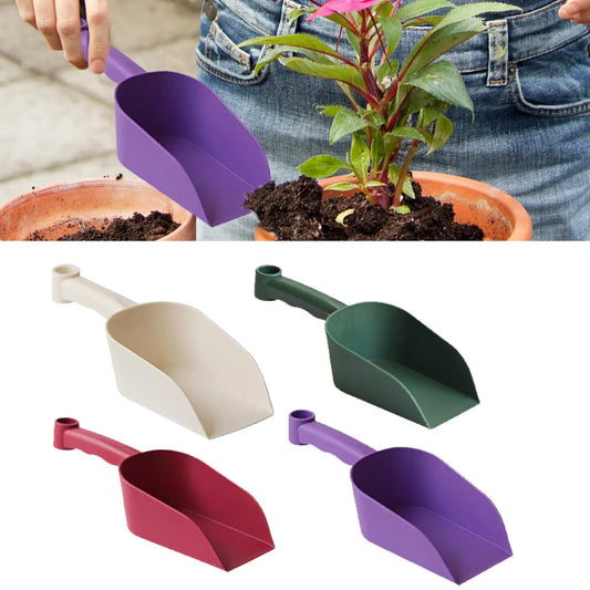 Multi-Function Plastic Garden Scoop – Soil, Compost & Planting Garden Scoop Tool Oasis Select