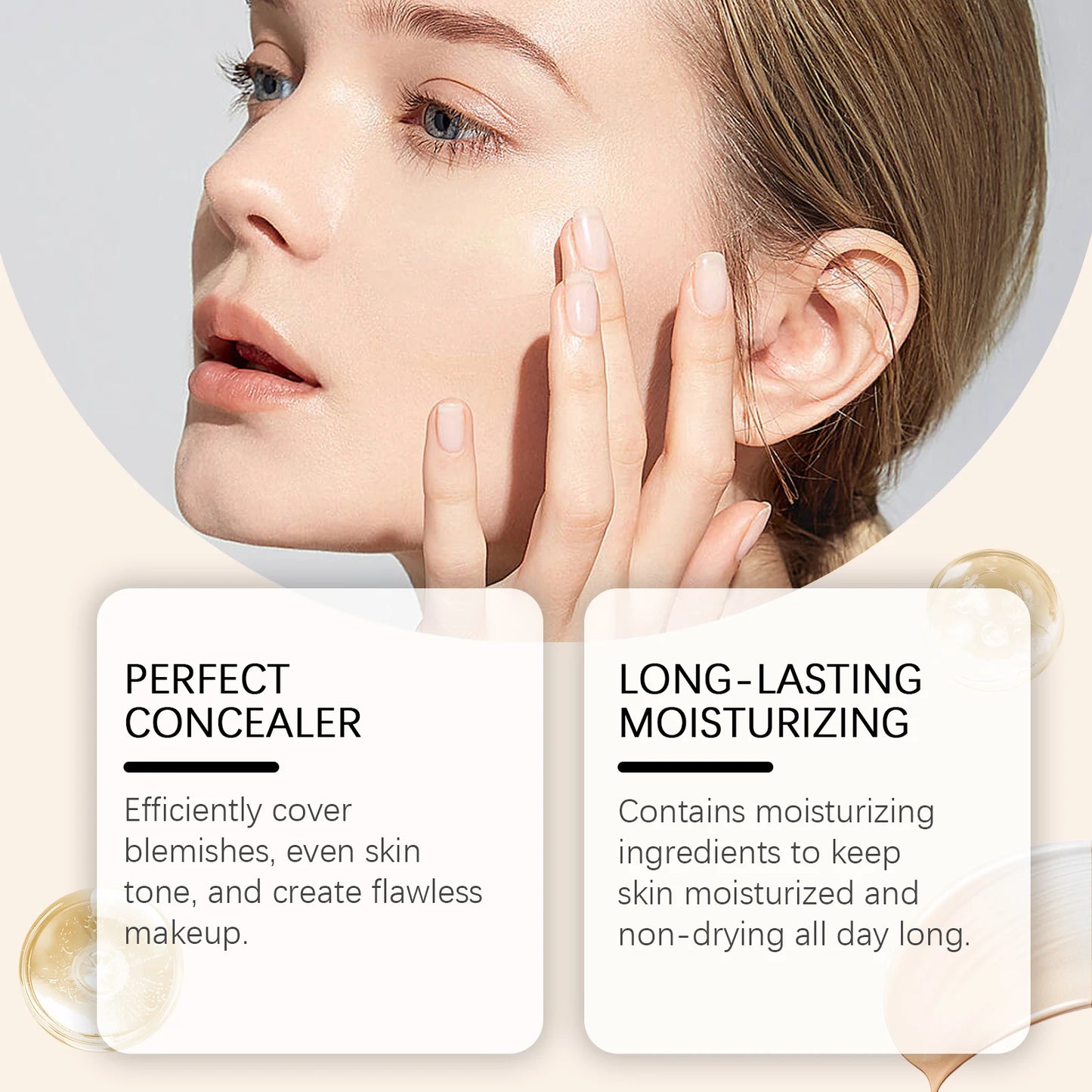 4-in-1 Color Changing Foundation SPF 50 Serum | Full Coverage