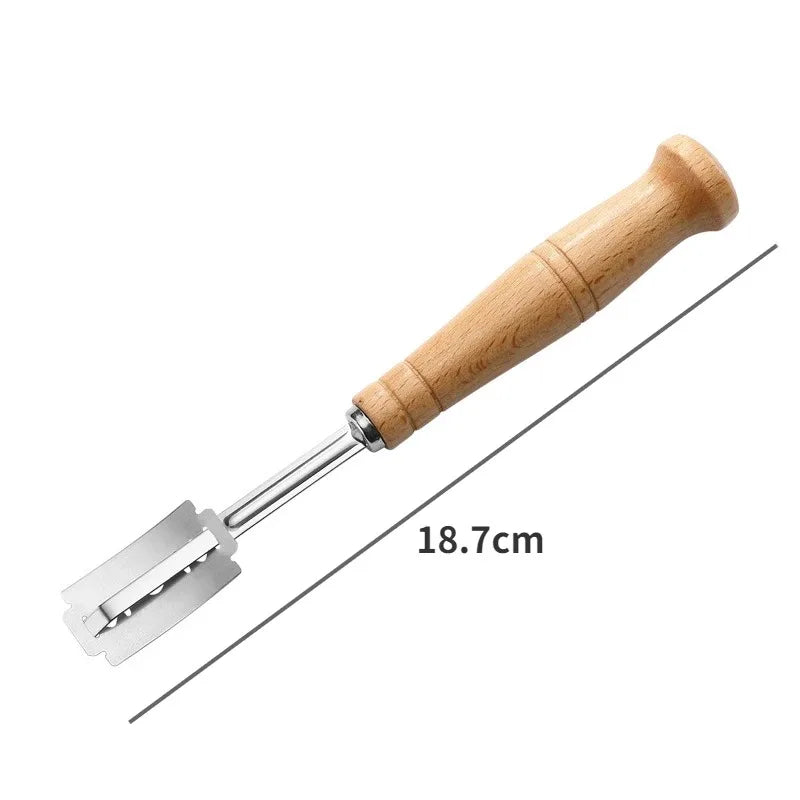 1pc Practical Curved Bread and Pastry Knife Baking Tools Baking Accessories Household Kitchen Tools Peaceful Pleasures Health and Wellness B