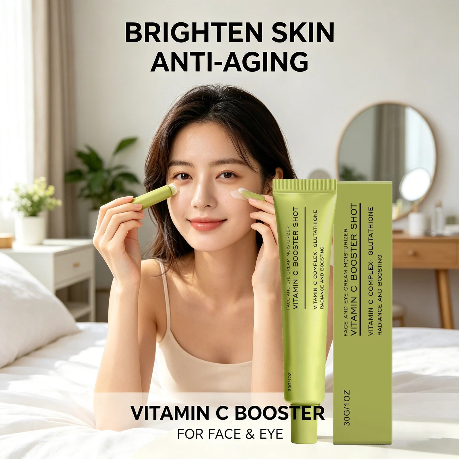 Niacinamide Moisturizing Cream Tighten Skin Soothing Enhance Elasticity Improve Rough Skin Texture Brighten Boosting Eye Cream Peaceful Pleasures Health and Wellness
