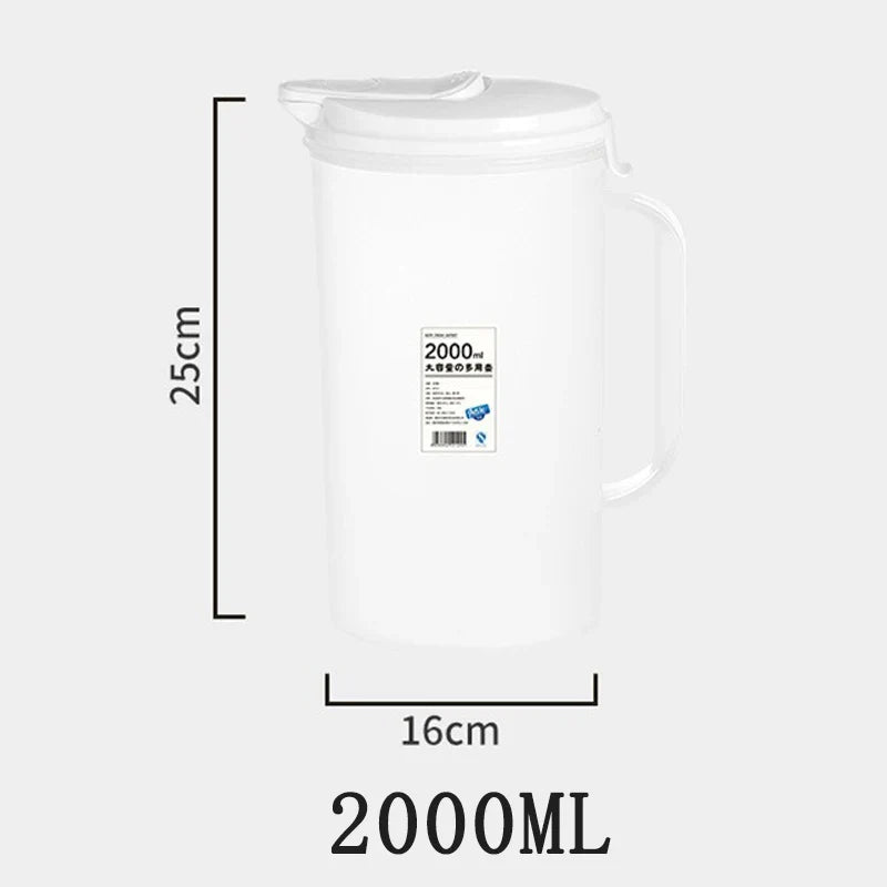 Large Capacity Juice Pitcher & Cold Water Jug – 2200ml PP