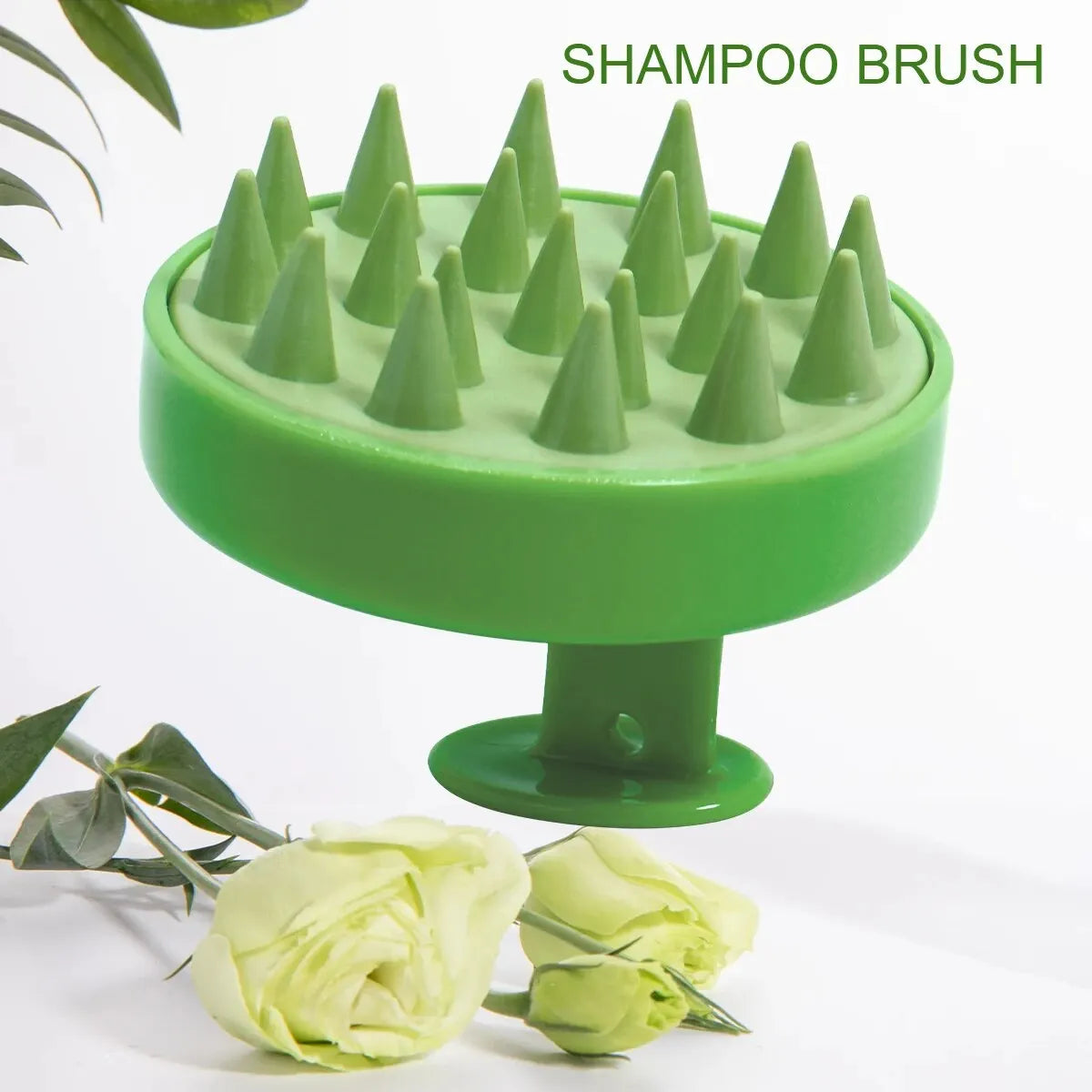 Silicone Scalp Massager Shampoo Brush – Hair & Body Spa