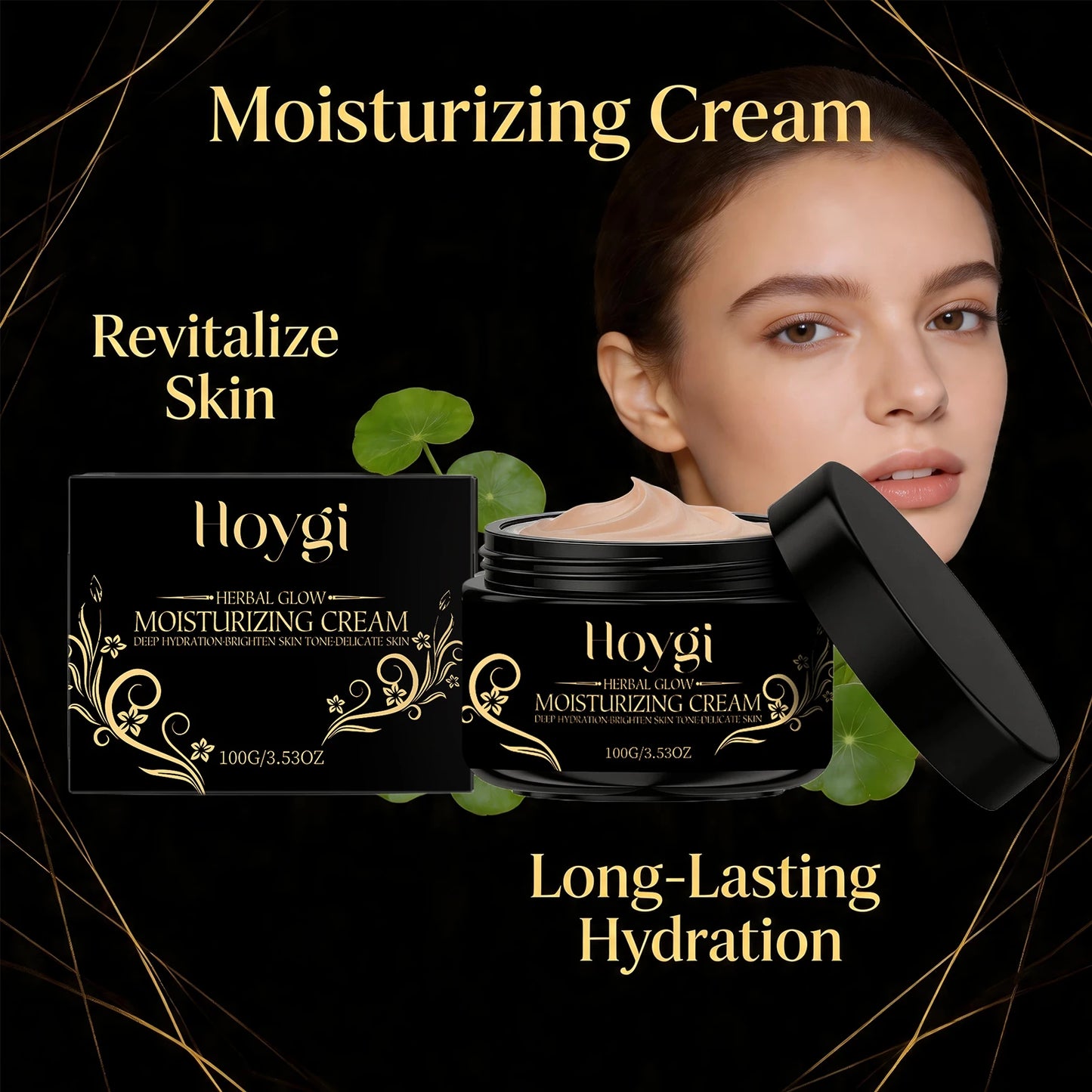 Centella Asiatica Moisturizing Face Cream Deep Hydrating & Skin Brightening Reduce Redness Soft Restores Elasticity Daily Care Peaceful Pleasures Health and Wellness