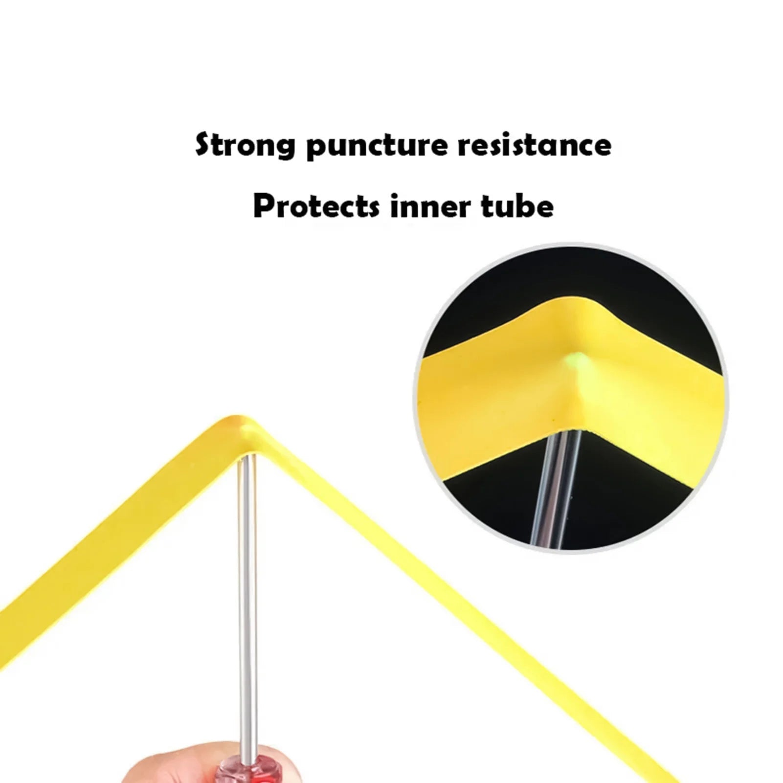 Lightweight PVC Inner Tube 26/27/ 29 Inches Inner Tube Puncture Resistant Pads Suitable for Most Road Bike Models Peaceful Pleasures Health and Wellness