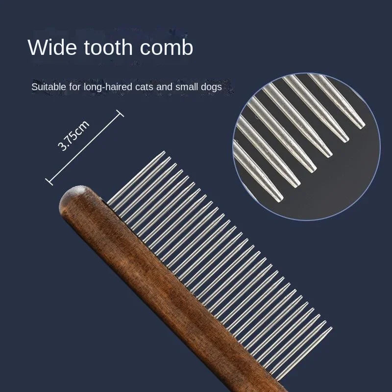 Cats Brush Things for Cats Removes Hair Pet Grooming Fine Tooth Comb Accessories Flea Artifact Products Pets Home Garden Scraper Peaceful Pleasures Health and Wellness Wide toothed comb
