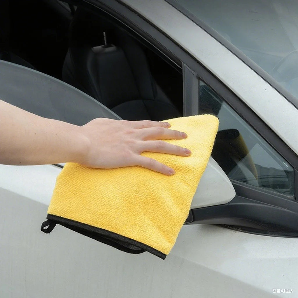 Microfiber Car Wash Towels | Double-Sided Coral Velvet 1/3/5 Pack