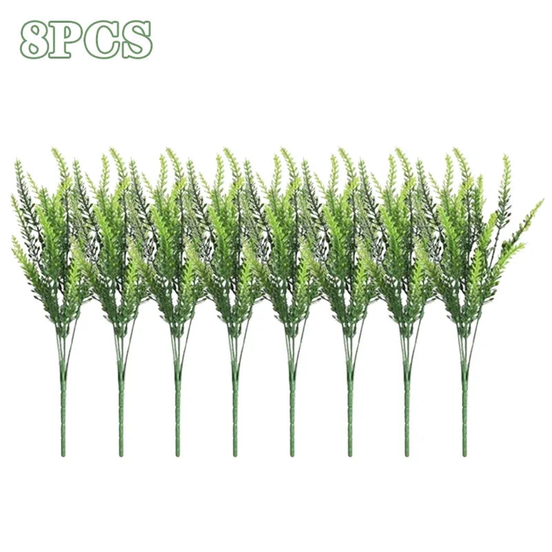 UV Resistant Lavender Artificial Flowers | Outdoor Garden Decor
