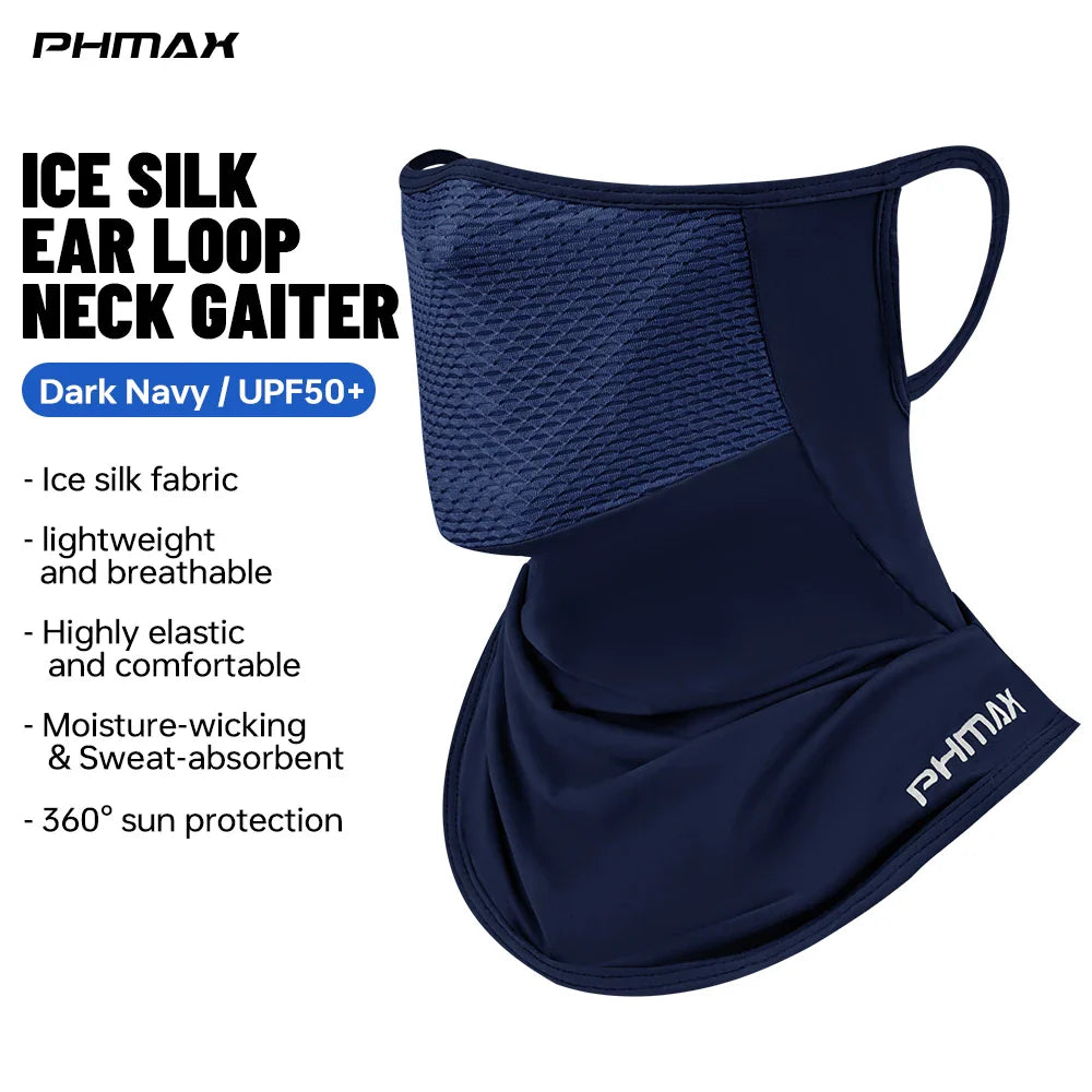 PHMAX Ice Silk Cycling Mask – UV Protection & Quick Dry