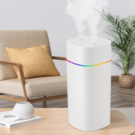 600ml USB Mini Humidifier – Nano Mist, Aromatherapy & Color Light USB Mini Humidifier Oasis Select
