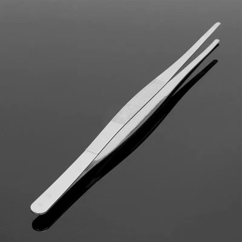 12'' Home Medical Garden Kitchen BBQ Tool DIY Toothed Tweezer Long