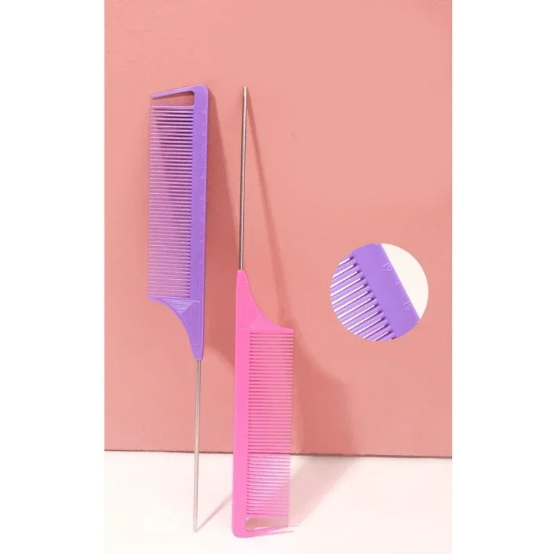 3Pcs Slick Back Hair Brush Set Bristle Hair Brush Brush Teasing Comb for Women Baby Kids Black Hair Peaceful Pleasures Health and Wellness