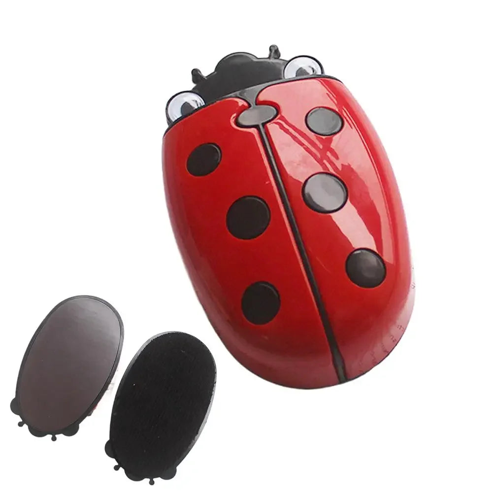 2-in-1 Ladybug Magnetic Pen Holder Whiteboard Eraser Storage Box Universal Fridge Magnet Organizer For Kitchen Container Peaceful Pleasures Health and Wellness 01