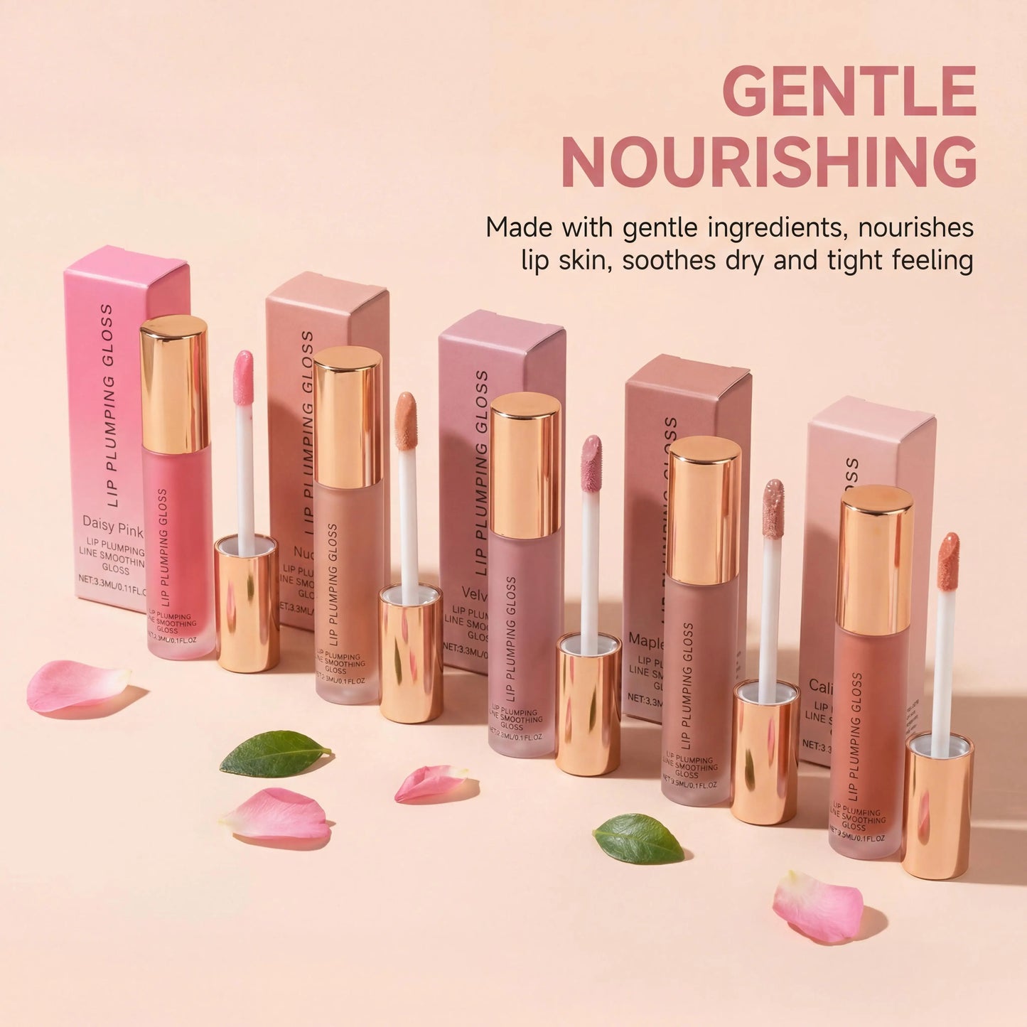Water Light Lip Gloss – Hydrating Plumping Multi-Color Shine