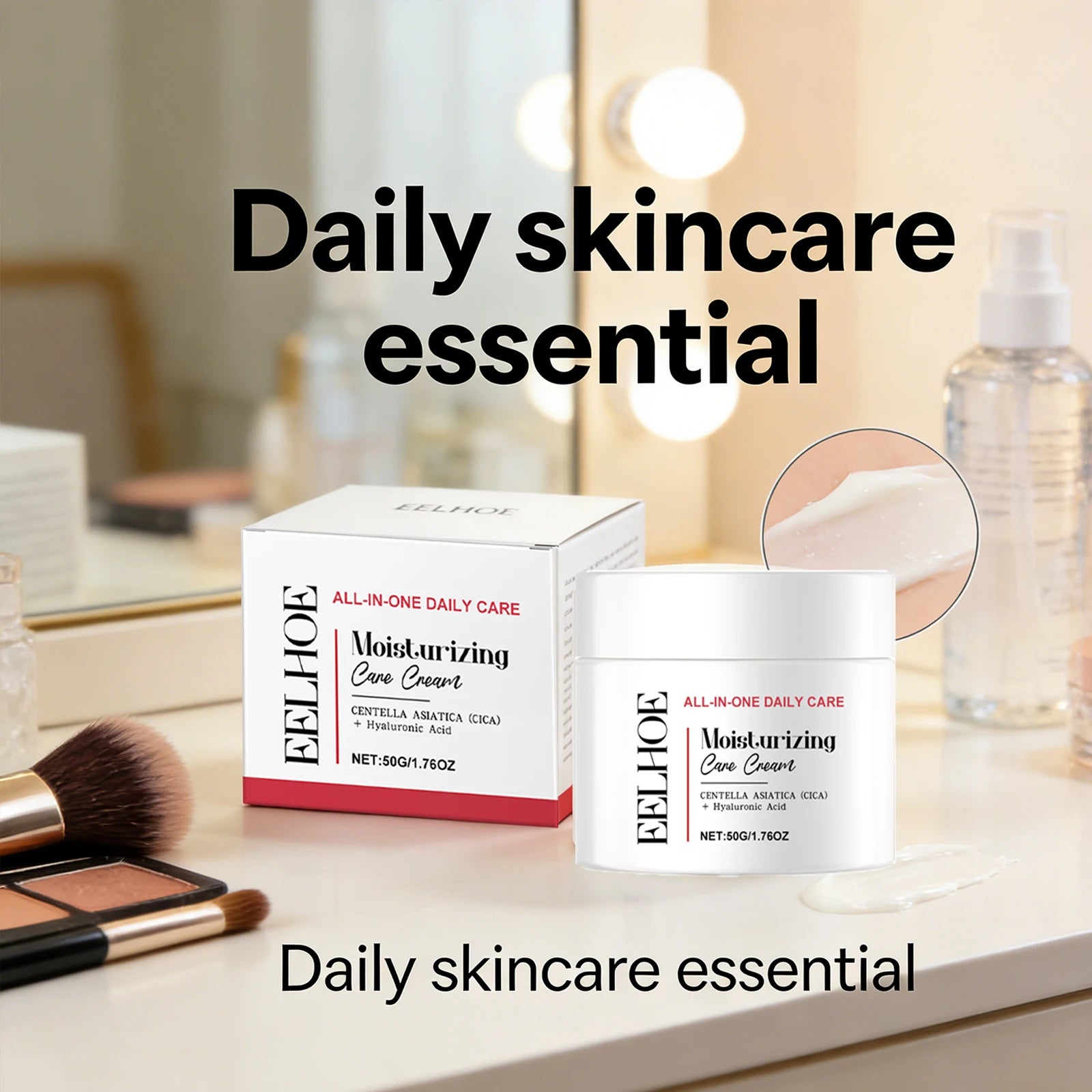 Collagen Firming Face Cream 24h Hydrating Repair Sensitive Skin Brighten Non-sticky Exfoliation Refreshing Hyaluronic Acid Cream Peaceful Pleasures Health and Wellness