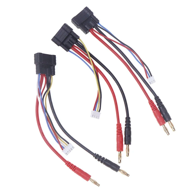 TRX ID Male Charger Lead 2S 3S 4S LiPo to 4mm Banana Plug Cable