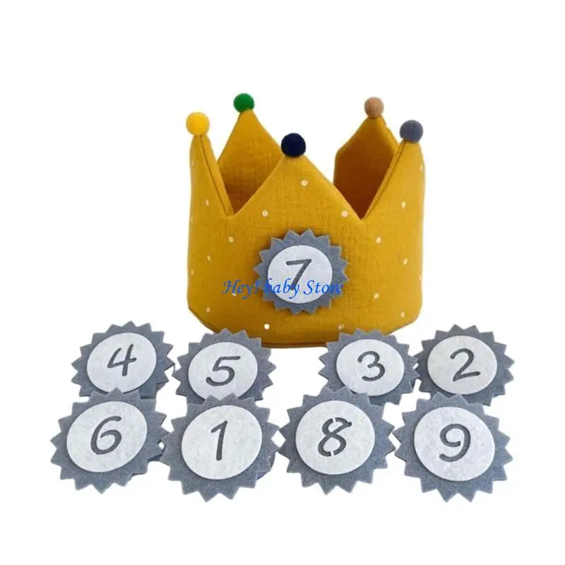 Kids Birthday Crown Hat Photo Props – Boys & Girls Party