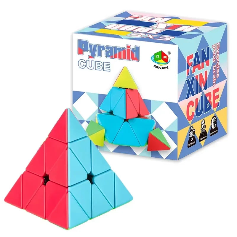 Pyramid Cube 3x3 Professional Special Speed Puzzle Toy Triangle